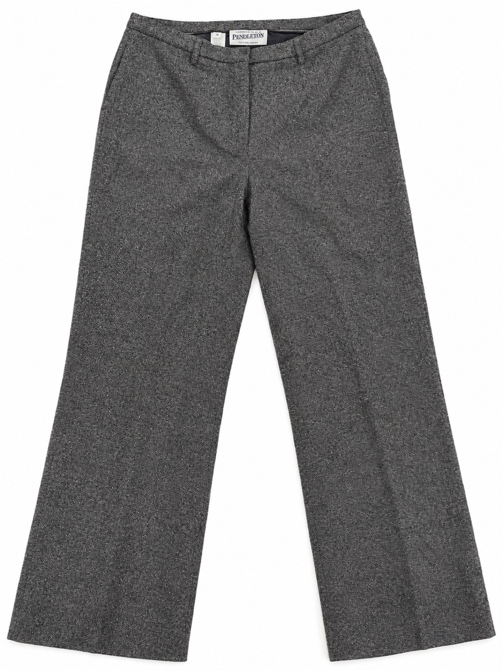 Pendleton Women’s Charcoal Gray Wool, Lambs Wool, Silk lined Dress Trousers 14